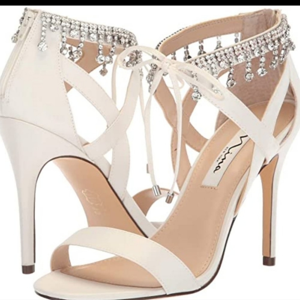 Ivory Dressy Heel size 11 women